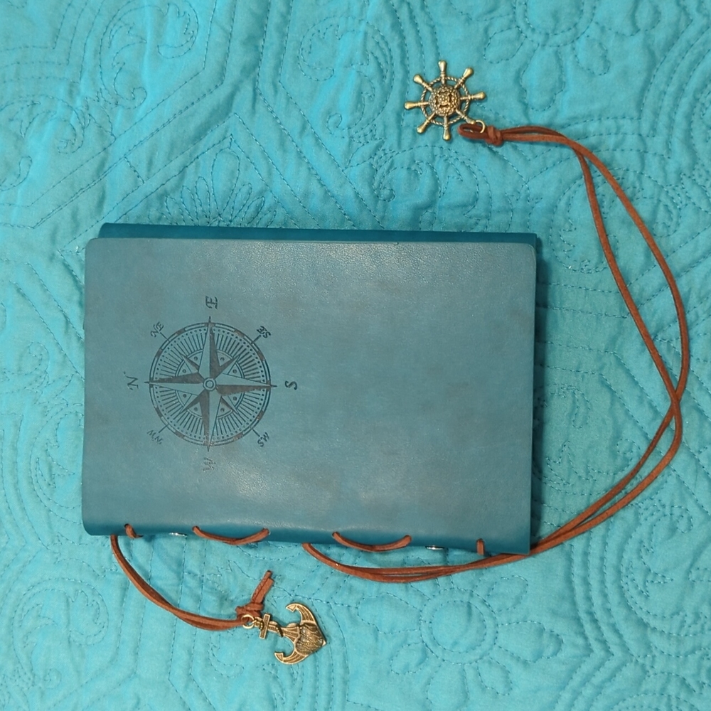 Gorgeous Leather journal with zip pocket and card holder.